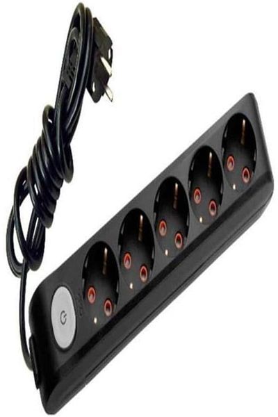 STOREMAX Svticaret Multi-Let 5 Li Black Switched Child Proof Group Socket 5 Mt Mhm 1053513