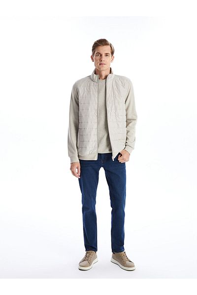LC Waikiki Ανδρικό παλτό LCWAIKIKI Basic Standard Mold Stand-up Collar