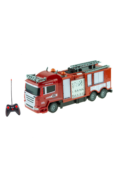 Genel Markalar 1/18 Oyuncak İtfaiye Kamyonu Uzaktan Kumandalı Işıklı Şarjlı