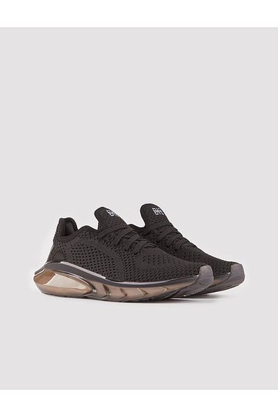 Cabani Black Knitwear Women's Sports Shoes - Lace-up