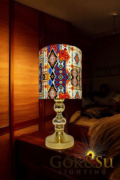Göksu Lighting Ethnic Fabric Lampshade Model
