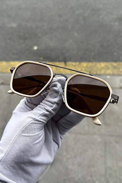 Roger Bacon نظارات شمسية فاخرة للرجال بإطار من السيليكون للحماية من الأشعة فو...