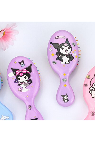 Livava Χτένα για κορίτσια Kuromi Οβάλ, Μωβ, 14x6