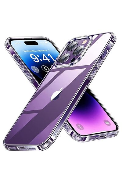 Primo Plus Iphone 14 Pro Max clear case Anti Yellowing Anti Drop Anti-scratch Comfortable hold Shock Absorbing