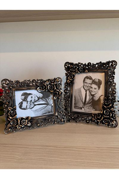 MGS COLLECTION Double Gulshah Decorative Frame - 13X18/15X20 cm
