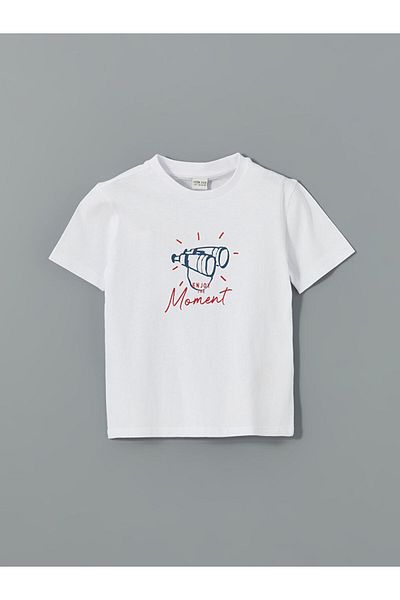 LC Waikiki Crew Neck Printed Boy's T-Shirt