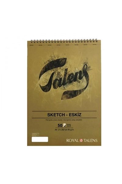 KESKİN COLOR Sharp Color Talens A4 50 Yp Spiral Sketch