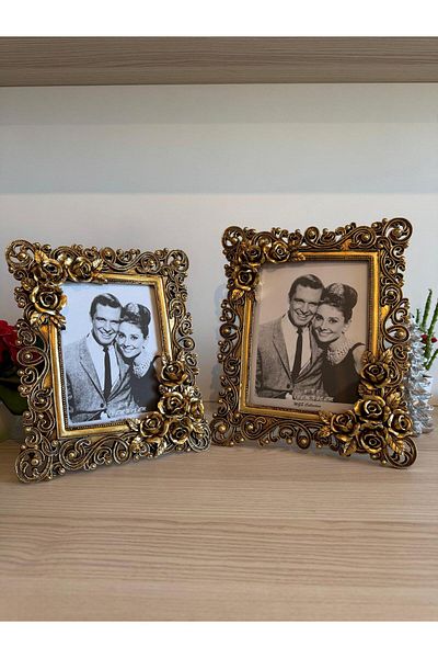 MGS COLLECTION Double Gulshah Decorative Frame - 13X18/15X20 cm