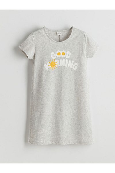 LC Waikiki Lcw Eco Crew Neck Girl's Nightgown