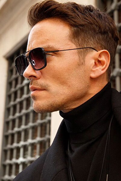 Roger Bacon نظارات شمسية للرجال من طراز بايلوت موديل بولارايز