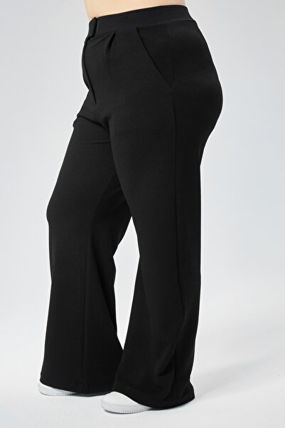 Symirna Women's Lycra Velcro Closure Oversize Palazzo Trousers