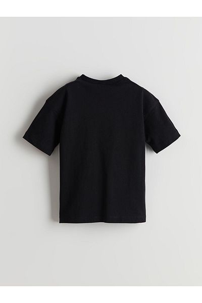 LC Waikiki Tricou cu imprimeu LCW ECO Crew Gât pentru băiat