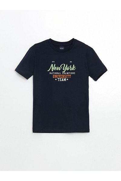 LC Waikiki New Season Crew Neck Boy's T-Shirt - S5He07Z4