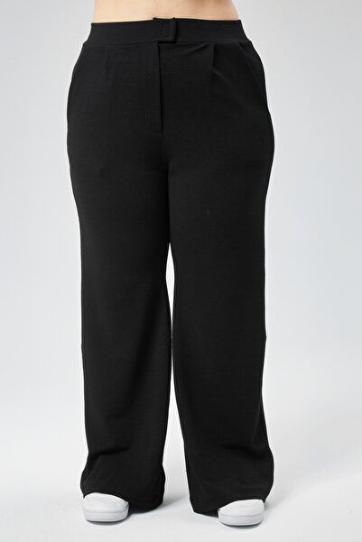 Symirna Women's Lycra Velcro Closure Oversize Palazzo Trousers