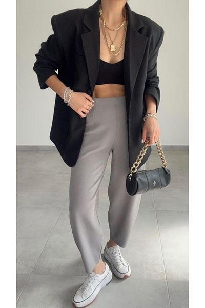 Leila Crepe Fabric Balloon Pants