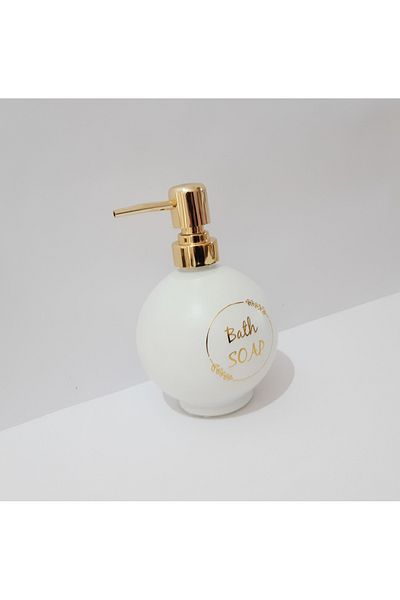 renkli çiçekler 550 ml Round Colored Glass Liquid Soap Dispenser