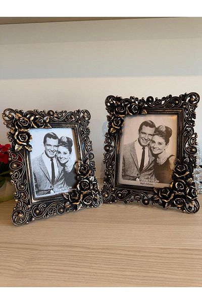 MGS COLLECTION Double Gulshah Decorative Frame - 13X18/15X20 cm