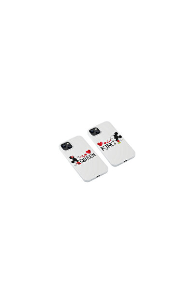 SOFTCASE Çiftlere Özel Queen&King  Iphone Tüm Modellere Uyumlu Kılıf Iphone 6...