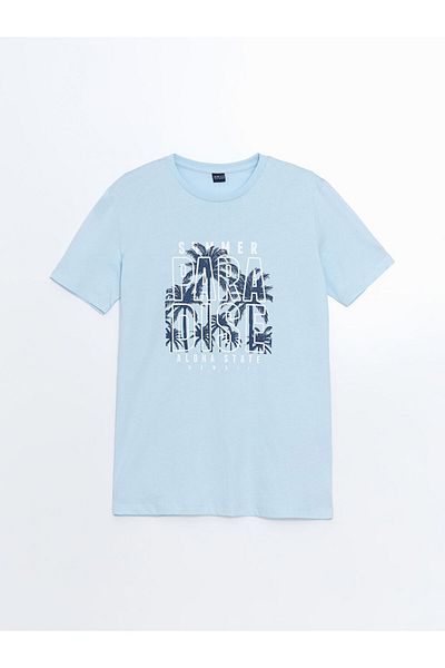 LC Waikiki Tricou pentru băiat cu gât crew New Season - S5H874Z4