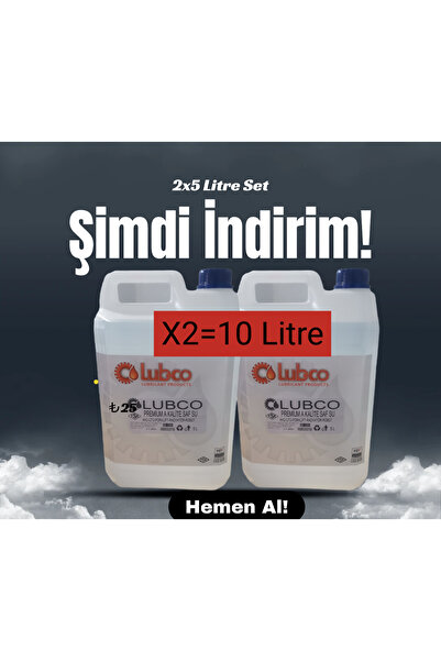 LUBCO Saf Su Bidon  Ütü-Akü -Radyatör Suyu 5 Litre X 2