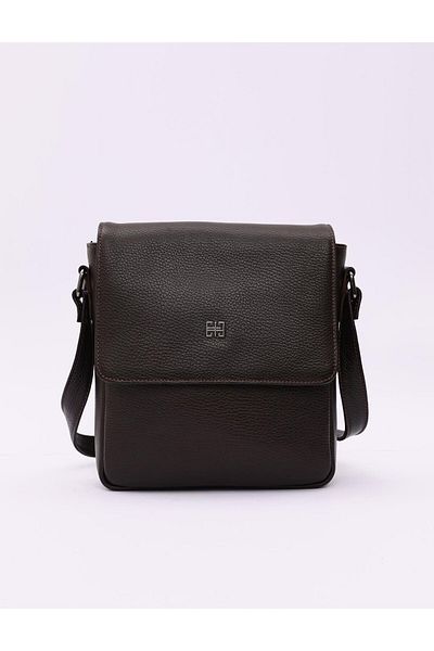 Cabani Genuine Leather Brown Messenger Bag