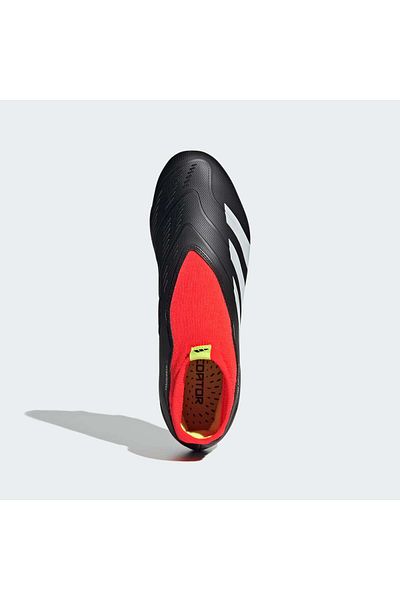 adidas Ghete de fotbal pentru teren ferm fără șireturi Predator League