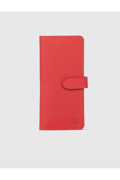 Cabani Genuine Leather Red Women's Wallet
