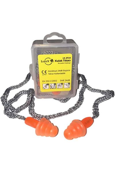 STOREMAX Muartshop Lr-Ep24 Noise Canceling Earplugs with Cord 871301