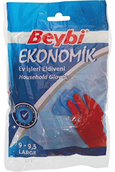 STOREMAX Ntwork Gjlrtw68_C08937 Economical Cleaning Glove Double, 9/9.5 Art 1087243