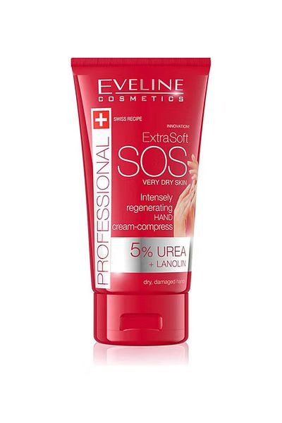 Eveline Extra Soft SOS Intensely Regenerating Hand Cream - Compress Red 100ml