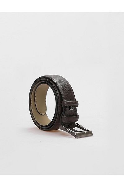 Cabani 100% Genuine Leather Men's Brown 3.5 cm Classic Belt