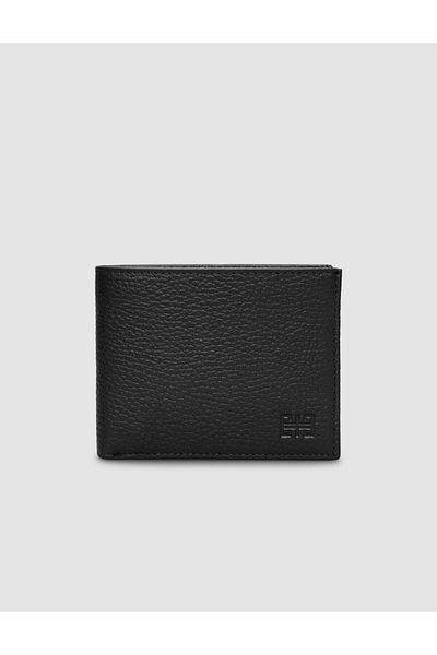 Cabani 100% Genuine Leather Black Men's Wallet with Card Compartment