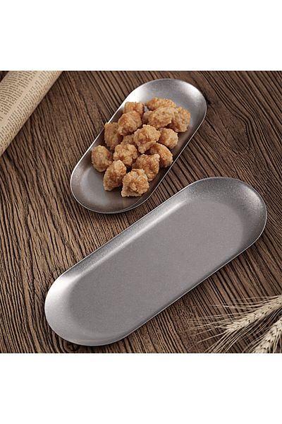 MIBRU Serving tray stainless steel 18*8.5cm