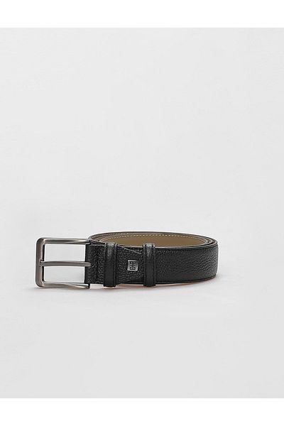 Cabani 100% Genuine Leather Men's Black 3.5 cm Classic Belt