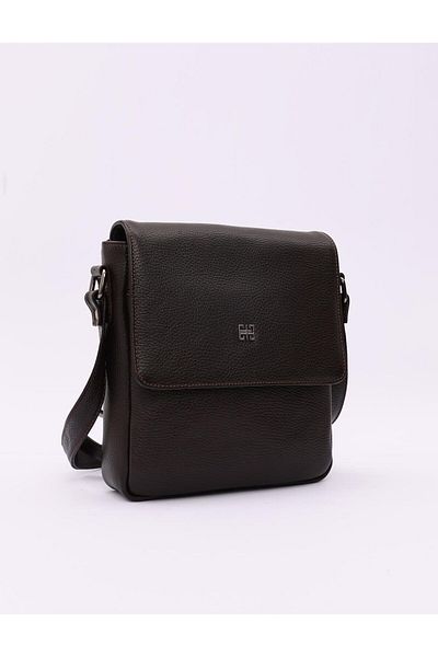 Cabani Genuine Leather Brown Messenger Bag