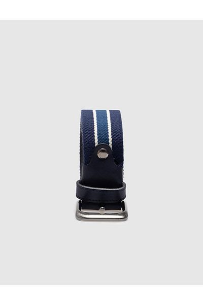 Cabani Knitwear Navy Blue - Blue Men's Elastic Casual Belt