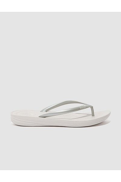 Fitflop Pantofi cu alunecare ergonomic Iqushion - Argintiu