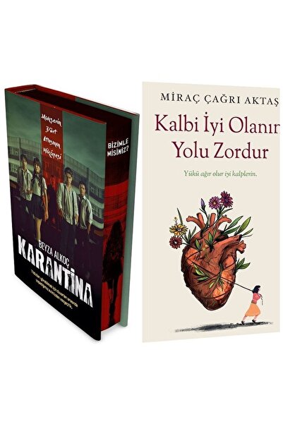 İndigo Kitap Karantina 1. Perde Film Özel Baskı +Kalbi İyi Olanın Yolu Zordur...