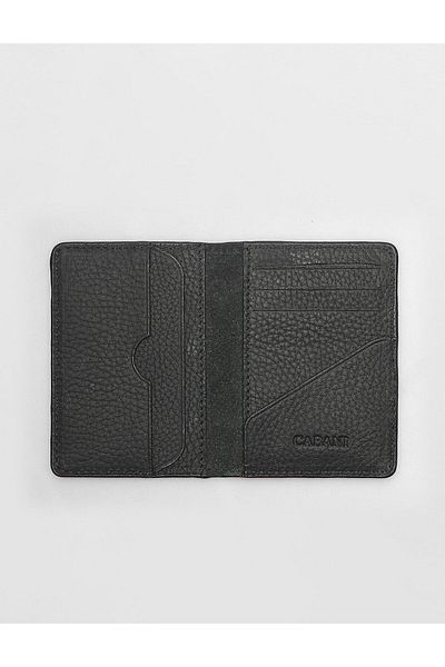 Cabani Genuine Leather Black Card Holder