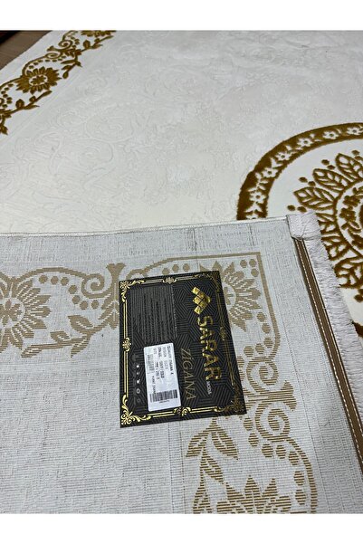 Zigana SARAR ZİGANA SERİSİ GÖBEKLİ ÇERÇEVELİ BEYAZ,MAVİ&SİYAH Salon&Oturma Yatak Odası Koridor Modern Halı