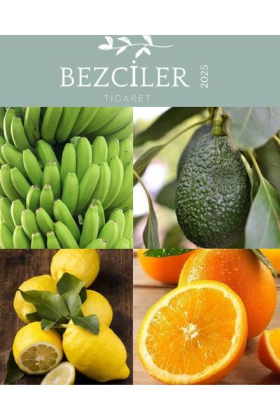 MANAVGOOD Antalya Narenciye Ve Tropik Paketi (2 Kg Limon+2 Kg Portakal+2 Adet Avokado+2 Kg Muz)+Hediye