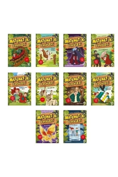 Damla Yayınevi Şifreli Ormanda Matematik Öyküleri Seti - 10 Kitap Takım