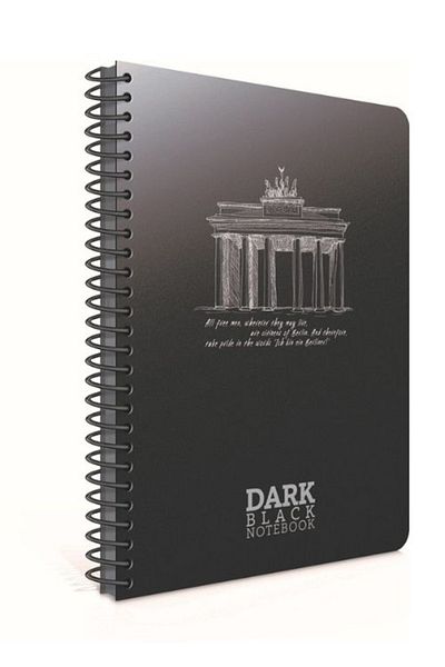 Gıpta دفتر ملاحظات Dark Bkack (دفتر ملاحظات أسود)