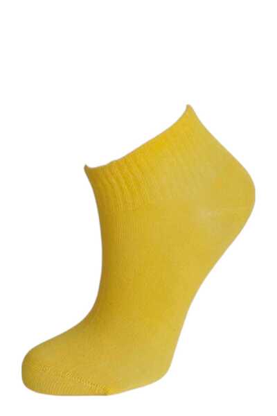 HAYEL 5 чифта жълти и сиви висококачествени дамски чорапи до глезена