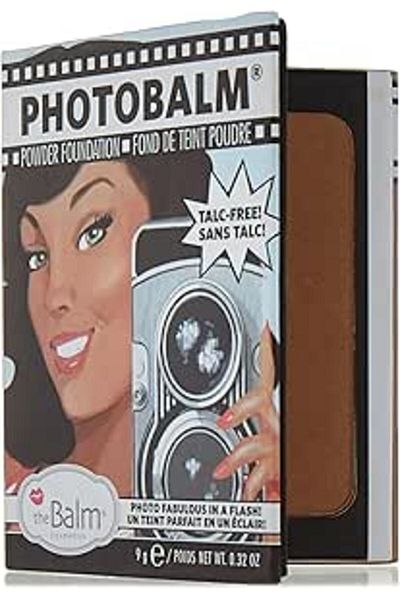 the balm PhotoBalm Powder Foundation 0.32 oz. Dark Brown For All Skin Types