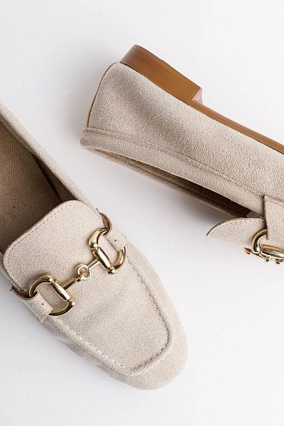 innsteal Metal Buckle Detailed Loafer Casual Women's Shoes