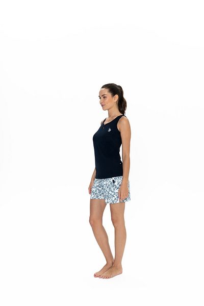 U.S. Polo Assn. U.S. Polo Assn. Set pijamale din bumbac pentru femei - YZWMN.AS2.TRA0.PL0.US55.LKE11