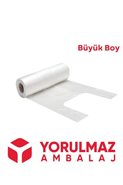 yorulmaz ambalaj 1 Adet Rulo Poşet Büyük Boy 200'lü