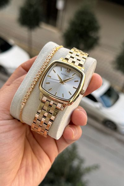 Homies Women's Wrist Watch and Bracelet Gift Box - Hm 293483965759