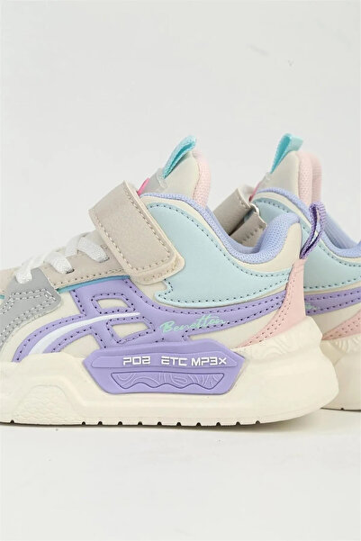 Benetton Bni-11092 Model White/Lilac Shoes